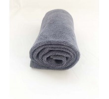 Микрофибровое полотенце Aquaxt универсальное 35*75см, 400 гр/м2 серая