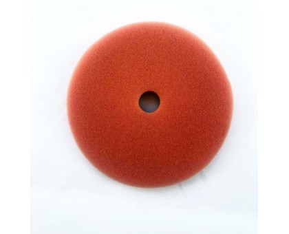 Круг полировальный поролоновый оранжевый, тонкий, 125мм