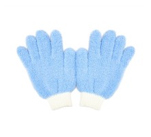 Dust interior glove Бесшовные перчатки из м/ф для нанесения восков и уборки в салоне, синий
