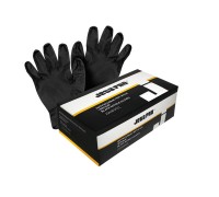 Перчатки нитриловые черные размер XL JETAPRO, 100 шт/упак, длина 240мм, толщина 0,12мм