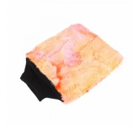 Color-pop wash mitt (20x25cm) Профессиональная плющевая рукавица для мойки, оранжевая