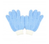 Dust interior glove Бесшовные перчатки из м/ф для нанесения восков и уборки в салоне, синий