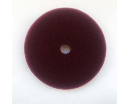 Круг полировальный поролоновый бордовый, тонкий, 150мм