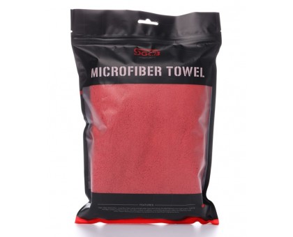 Monster Towel - микрофибра без оверлока 40*60см 500 г/м2 красная