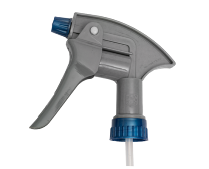 Gray/Blue Jumbo chemical resistant trigger sprayer - Серо-голубой химстойкий распылитель 