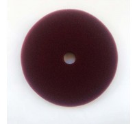 Круг полировальный поролоновый бордовый, тонкий, 125мм