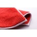 Microfiber Plush Towel - микрофибра с оверлоком для полировки 40*40см 600 г/м2 красная