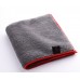 Microfiber Plush Towel - микрофибра с оверлоком для полировки 40*40см 600 г/м2 серая