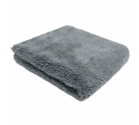 Plush both side buffing towel (40x40см) Плюшевое двустороннее м/ф полотенце, серое, PURESTAR