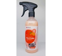 POLITURA Апельсин - Матовая полироль-очиститель для пластиковых,виниловых и кожаных изделий, 0,5л