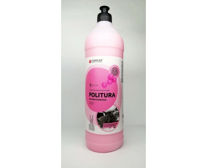 POLITURA Buble Gum - Матовая полироль-очиститель для пластиковых,виниловых и кожаных изделий, 1л